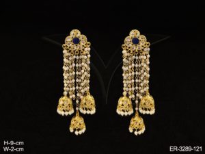 FALL POLKI EARRINGS
