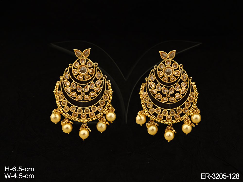 Traditional Polki Earring Jewellery