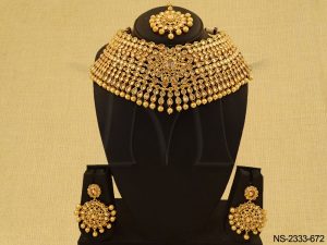 Bridal Polki Necklace Set
