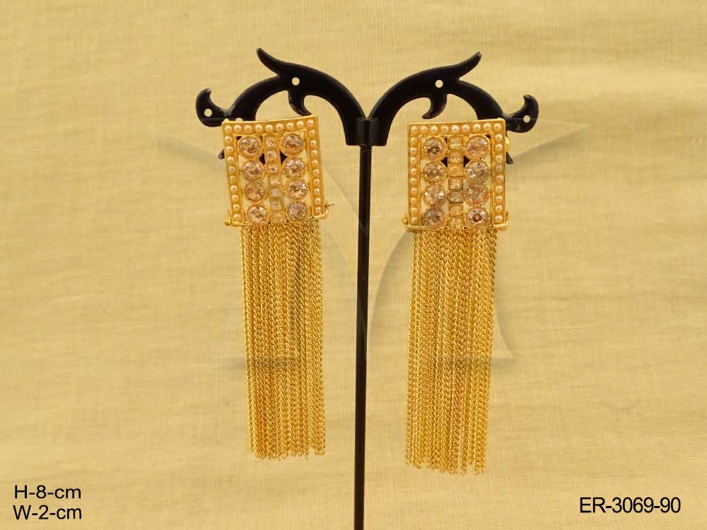 Polki Earrings Jewellery