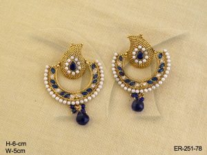 Traditional Polki Earrings Jewellery