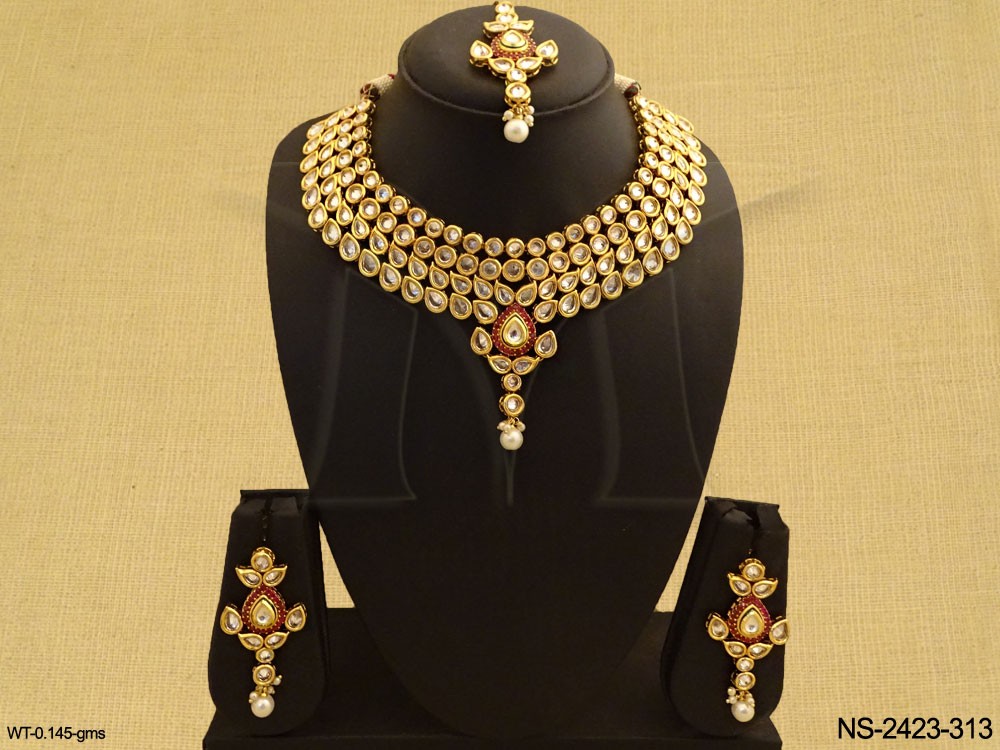 Polki jewellery Necklace Sets