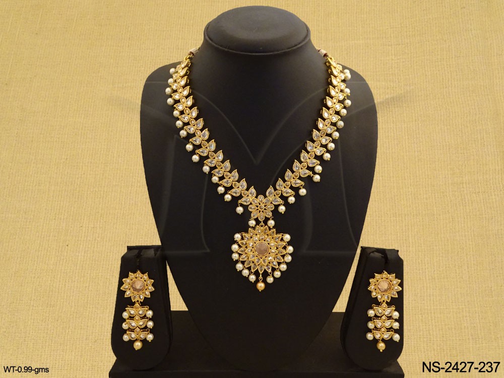 Polki jewellery Necklace Sets