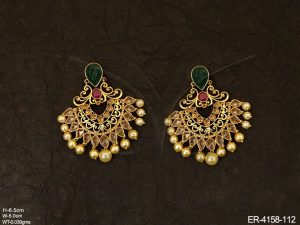 Polki Earrings Jewellery Set