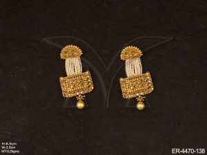 Polki jewellery Party Wear Earrings