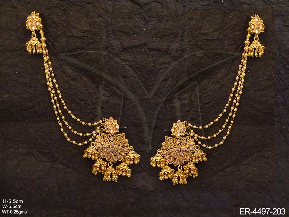 Polki Earrings jewellery