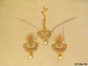 Polki Designed Maang Tikka