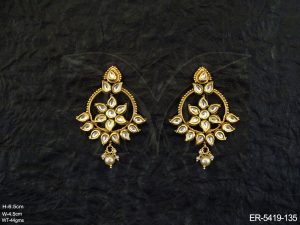 Polki Jewellery Earrings Set