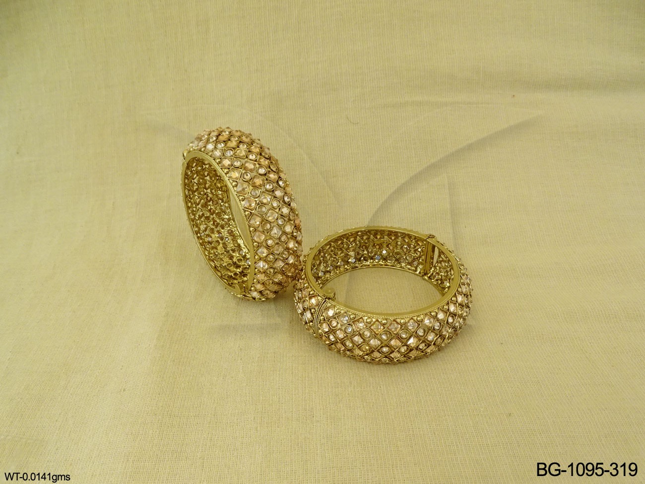 Polki Bangles Set Jewellery